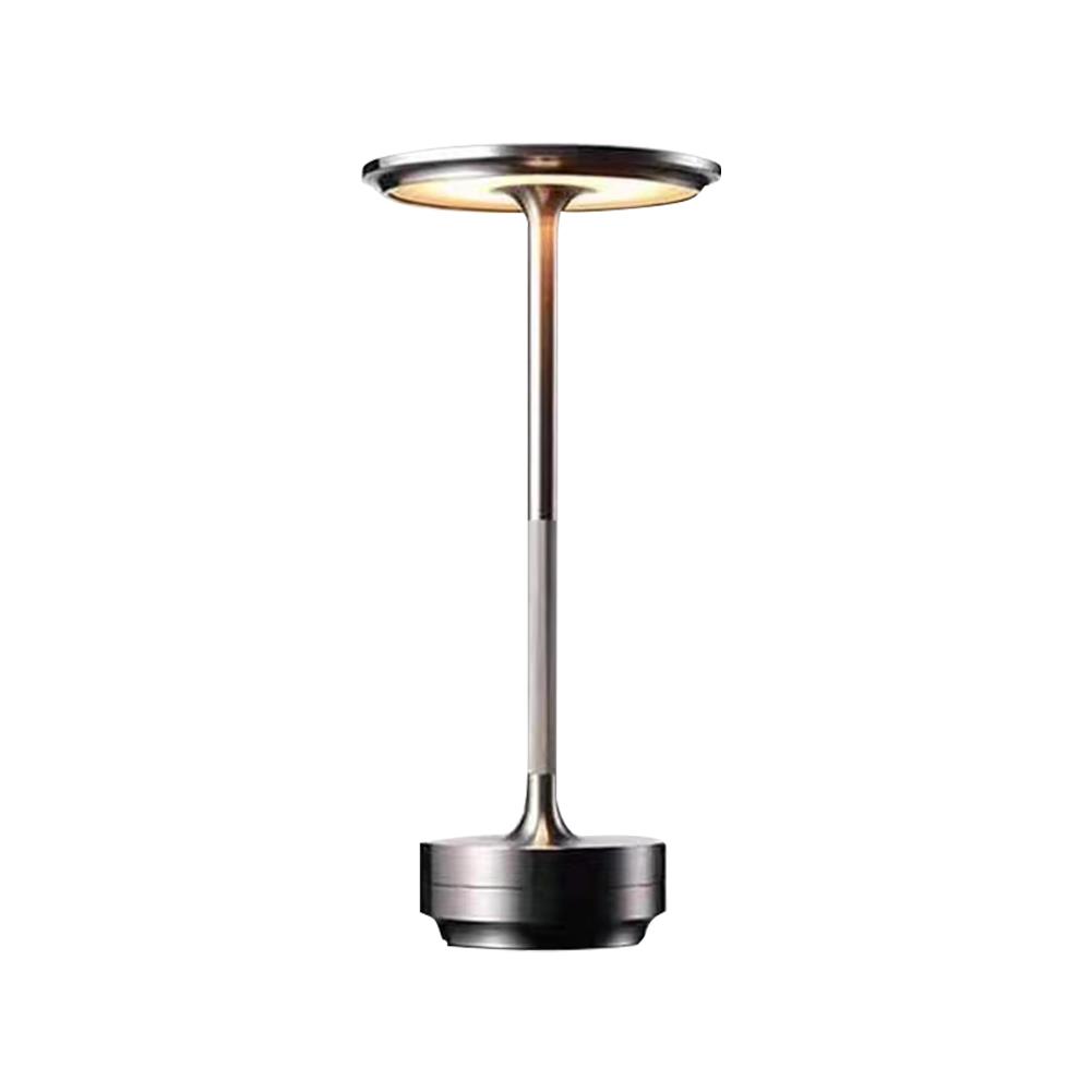 ΦΩΤΙΣΤΙΚΟ ΕΠΙΤΡΑΠΕΖΙΟ  LED 3W CCT Φ.28cm Ν. 3055-NICKEL